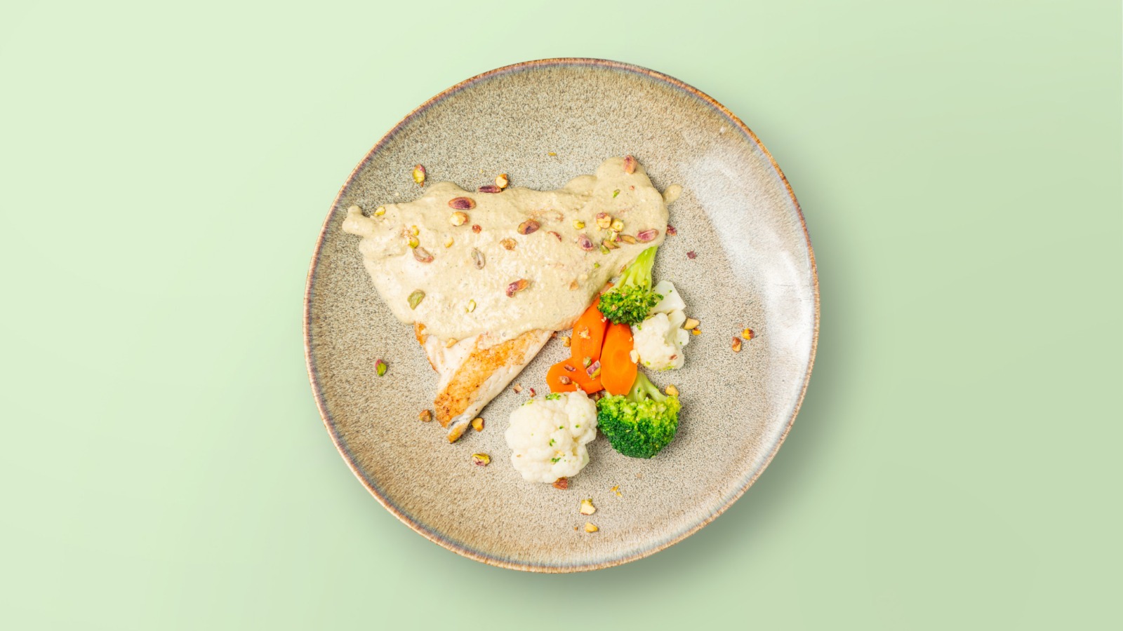 LEVREK ME PISTAKIO / Oven Baked Sea Bass with Pistachio